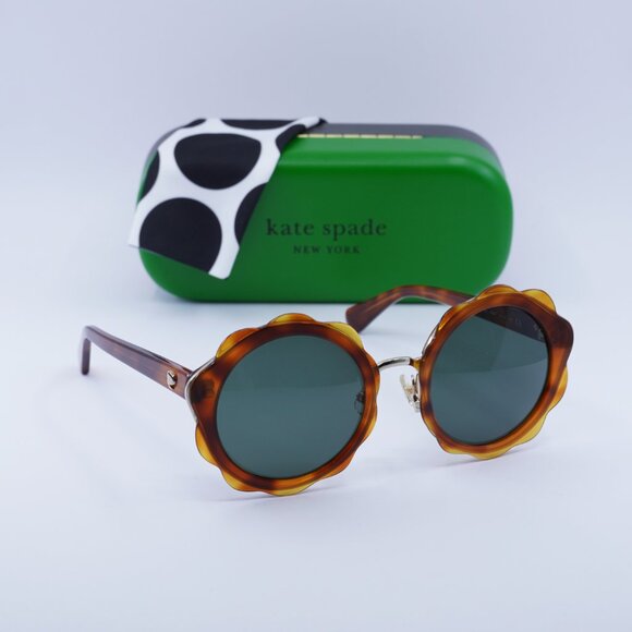 Final Price! Kate Spade KARRIE/S 009Q QT Havana/Green Sunglasses main image 10